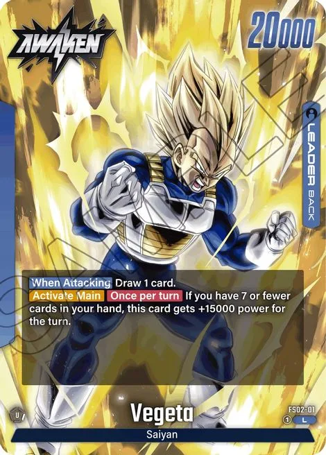 Vegeta // Vegeta (FS02-01) [Fusion World]