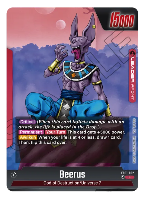 Beerus // Beerus (FB01-002) [Fusion World]