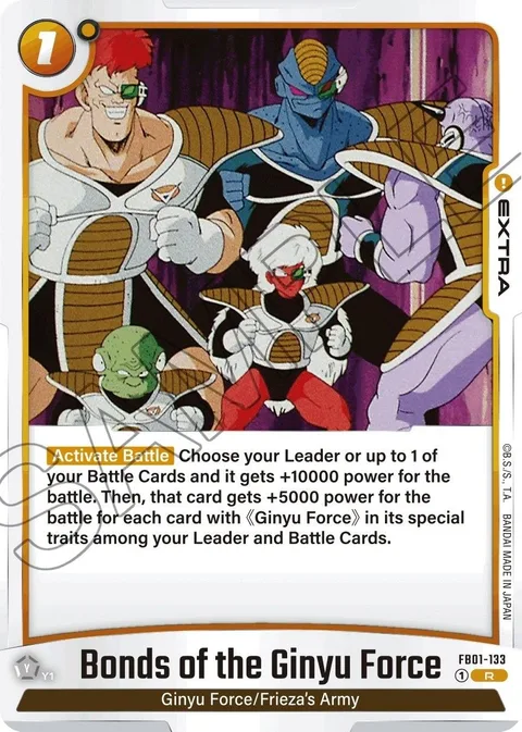 Bonds of the Ginyu Force (FB01-133) [Fusion World]