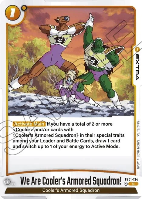 We Are Cooler´s Armored Squadron! (FB01-134) [Fusion World]
