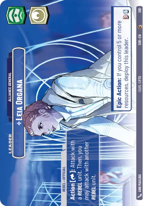 Leia Organa, Alliance General