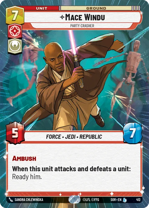 Mace Windu, Party Crasher