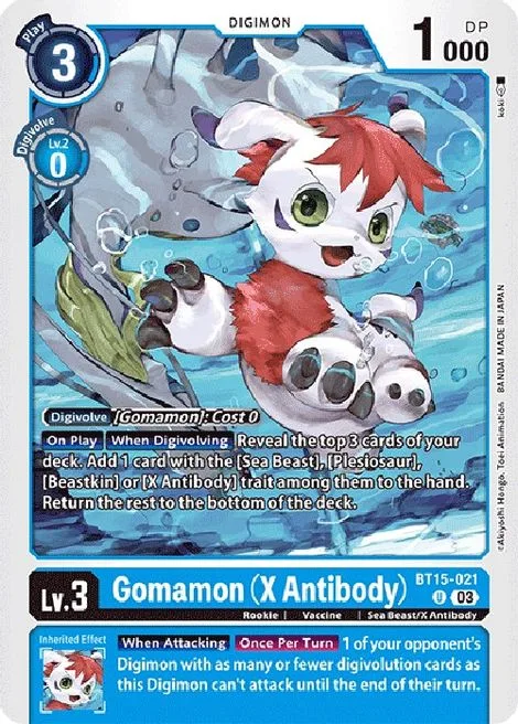 Gomamon (X Antibody) (BT15-021)