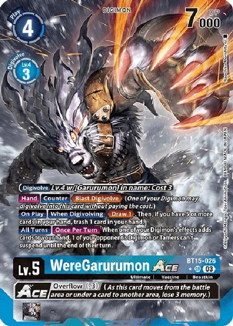 WereGarurumon Ace (BT15-026)
