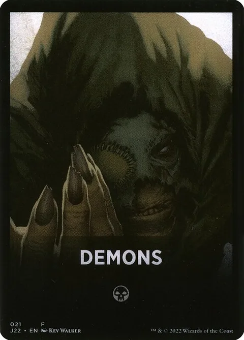 Jumpstart Pack Summary Card: Demons