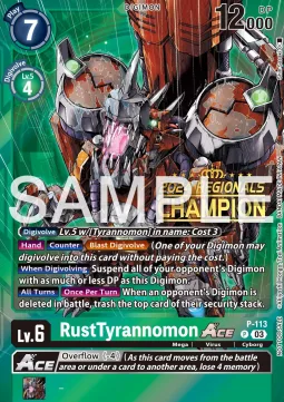 RustTyrannomon Ace (P-113)