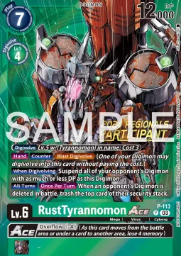 RustTyrannomon Ace (P-113)