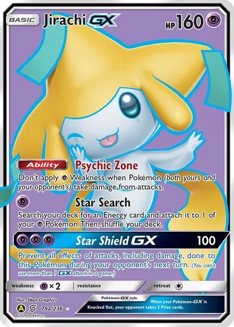 Jirachi GX [Psychic Zone | Star Search | Star Shield GX]