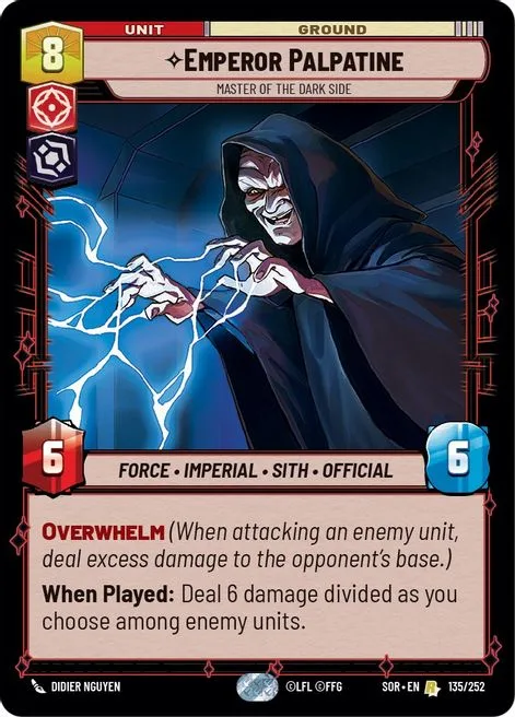 Emperor Palpatine, Master of the Dark Side