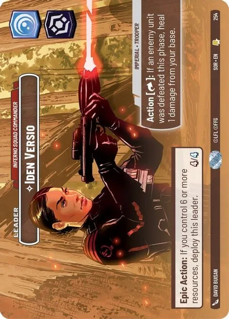 Iden Versio, Inferno Squad Commander