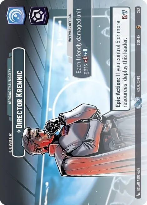 Director Krennic, Aspiring to Authority