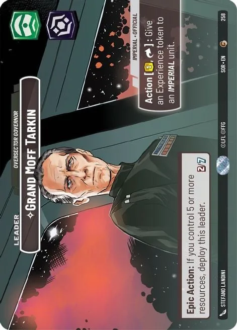 Grand Moff Tarkin, Oversector Governor