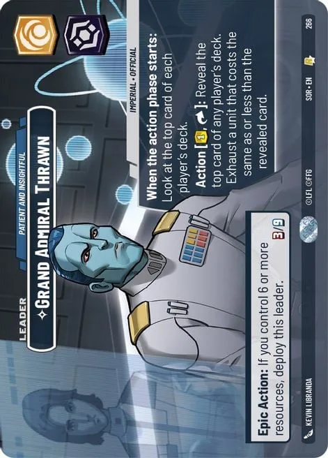 Grand Admiral Thrawn, Patient and Insightful