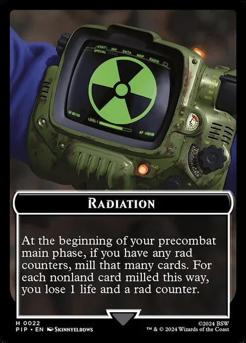 Treasure Token // Radiation