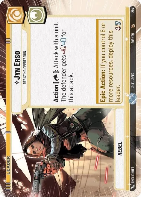 Jyn Erso, Resisting Oppression