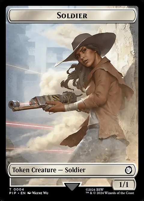 Soldier Token (W 1/1) // Treasure Token