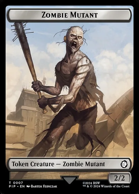 Clue Token // Zombie Mutant Token (B 2/2)
