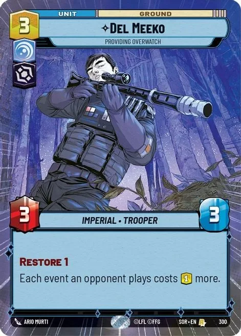 Del Meeko, Providing Overwatch