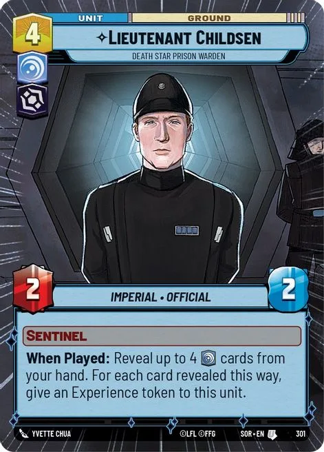 Lieutenant Childsen, Death Star Prison Warden