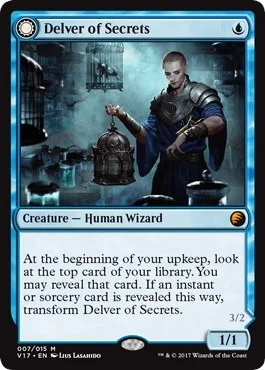 Delver of Secrets / Insectile Aberration
