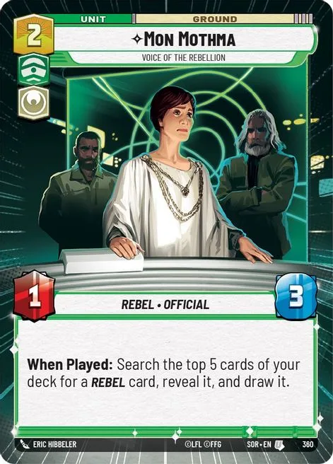 Mon Mothma, Voice Of The Rebellion