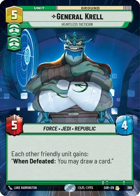 General Krell, Heartless Tactician