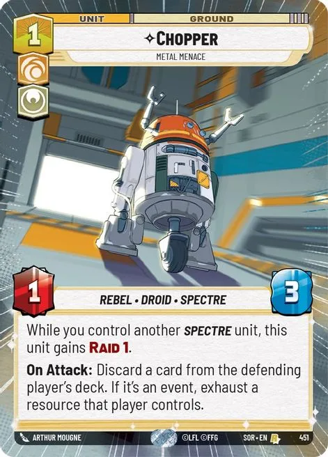 Chopper, Metal Menace
