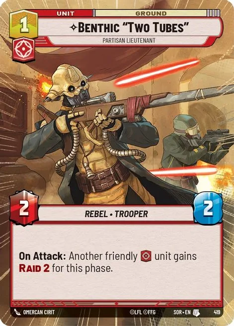 Benthic ""Two Tubes"", Partisan Lieutenant