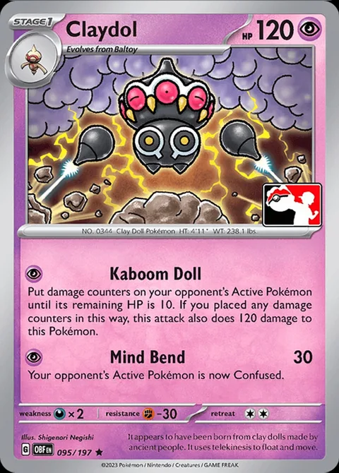 Claydol [Kaboom Doll | Mind Bend]