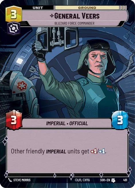 General Veers, Blizzard Force Commander
