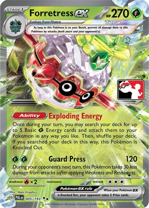 Forretress ex [Exploding Energy | Guard Press]