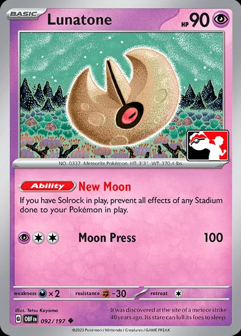 Lunatone [New Moon | Moon Press]