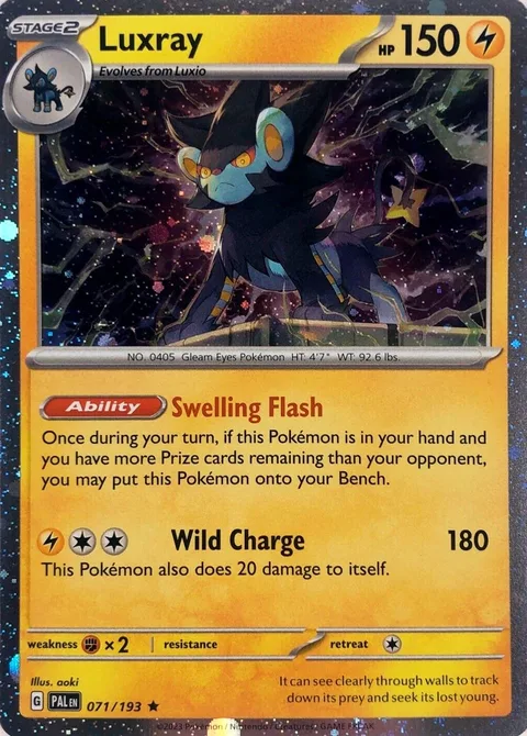 Luxray [Swelling Flash | Wild Charge]