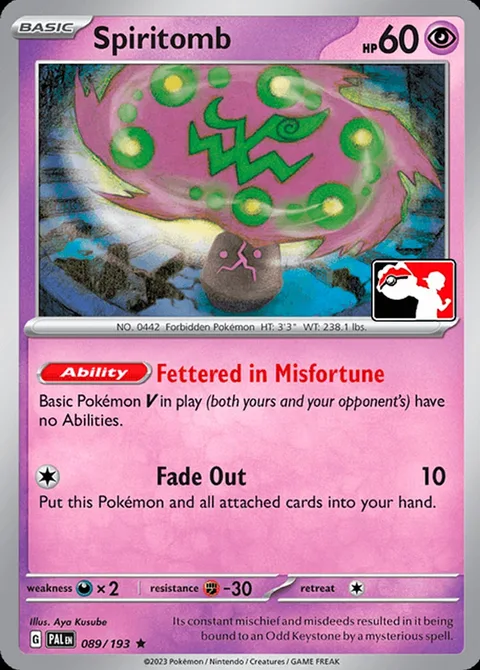 Spiritomb [Fettered in Misfortune | Fade Out]
