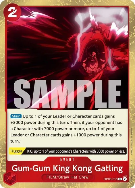 Gum-Gum King Kong Gatling (OP06-018)