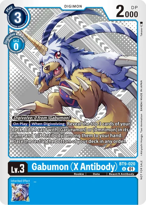 Gabumon (X Antibody) (BT9-020)