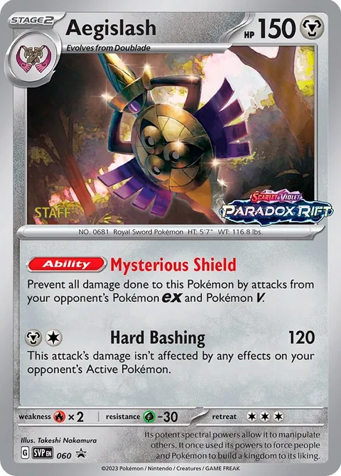 Aegislash [Mysterious Shield | Hard Bashing]