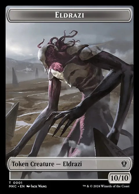 Tiny Token (G 2/2) // Eldrazi Token (C 10/10)