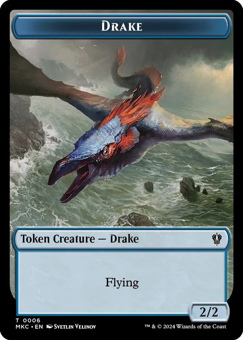 Drake Token (U 2/2) // Cat Token (G 2/2)