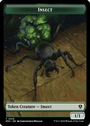 Insect Token (G 1/1) // Manifest Token (C 2/2)