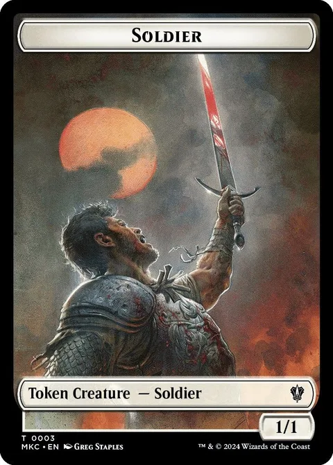 Soldier Token (W 1/1) // Kobolds of Kher Keep Token (R 0/1)