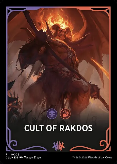 Ravnica: Clue Edition Front Card: Cult of Rakdos
