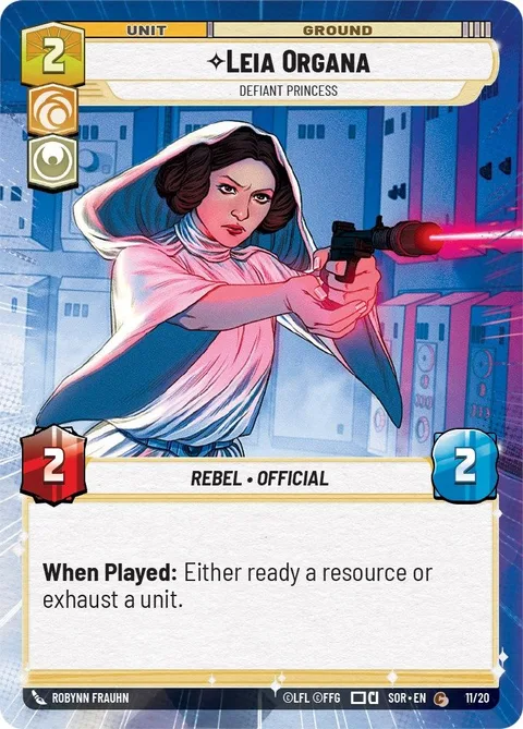 Leia Organa, Defiant Princess