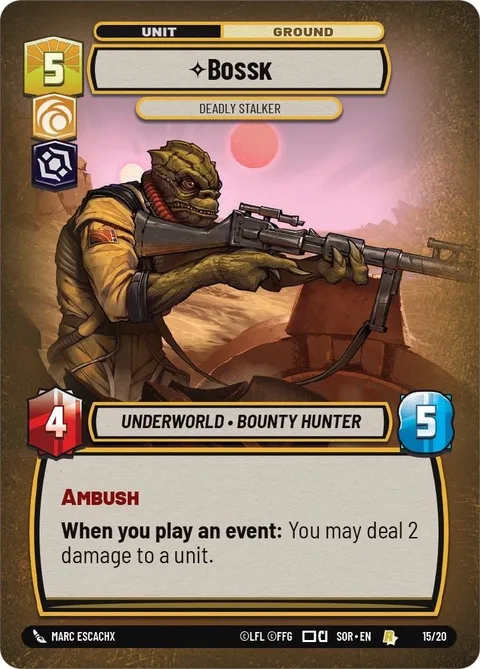 Bossk, Deadly Stalker