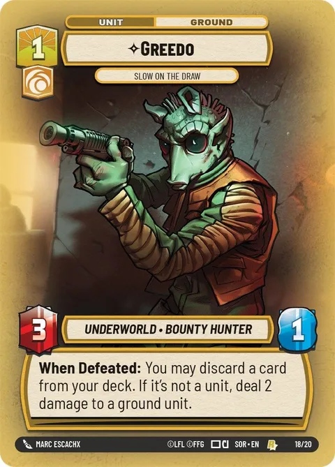 Greedo, Slow on the Draw
