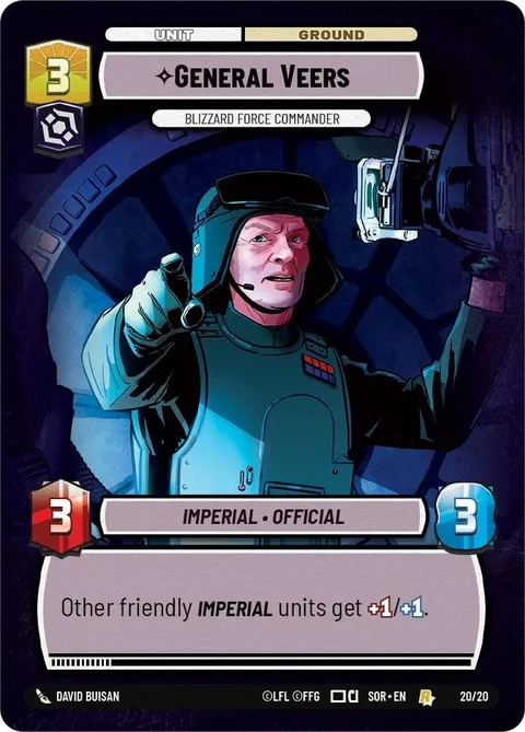General Veers, Blizzard Force Commander