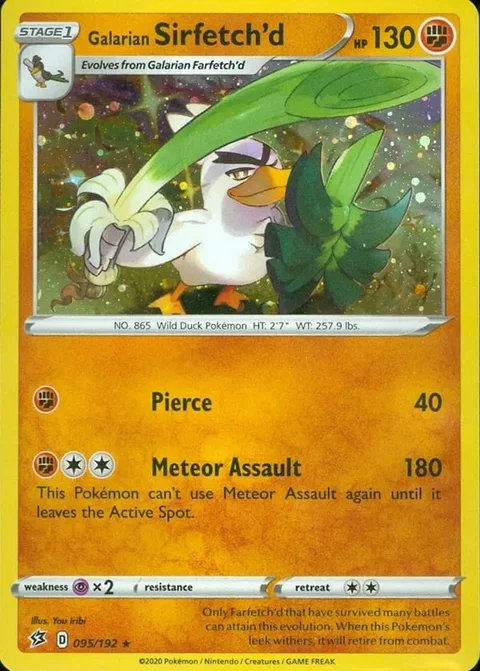 Galarian Sirfetch'd [Pierce | Meteor Assault]
