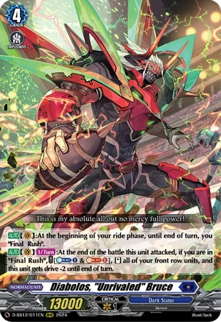 Diabolos, ""Unrivaled"" Bruce [D Format]