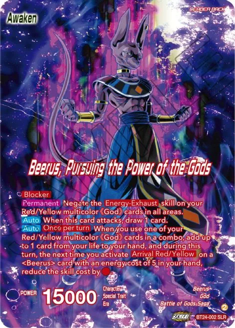 Beerus // Beerus, Pursuing the Power of the Gods