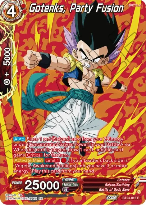 Gotenks, Party Fusion